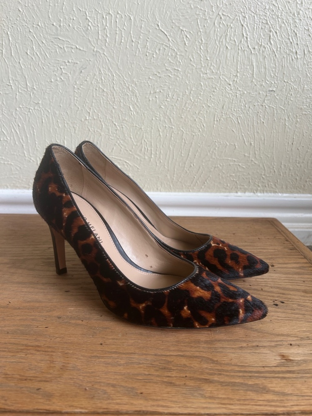 ANTONIO MELANI Leopard-Print Pointed-Toe Pumps - Brown/Black
